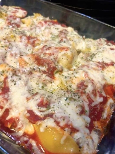 Italian Jumbo Stuffed Shells Recipe #recipe #cooking #italianfood