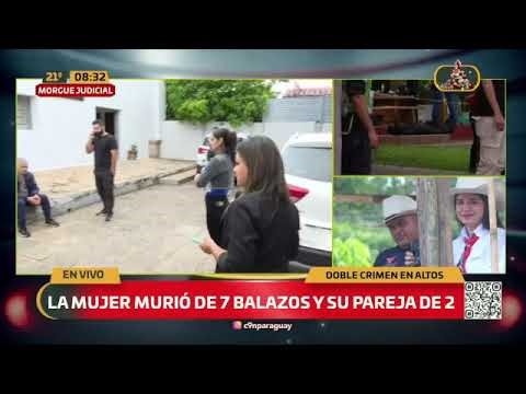 Doble crimen en Altos: Aguardan resultados de autopsia para esclarecer el caso
