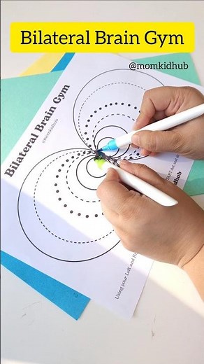 Bilateral Brain Gym/ Left and Right Brain Activation Activity #kidsactivities #braingames #braingym