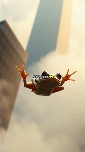 Frogs vs. Humans: Jumping Showdown! 🐸💨 #shorts #facts