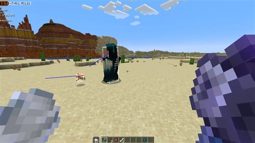 当你在1.21中使用wurst外挂端结合重锤...