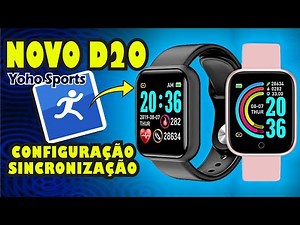 How to set up and sync the updated D20 Smartwatch (Yoho Sports)
