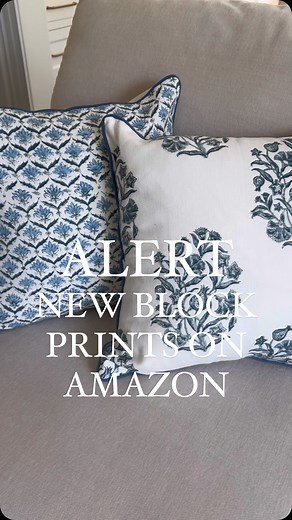 14K views · 218 reactions | ALERT! NEW BLOCK PRINT PILLOWS ON...