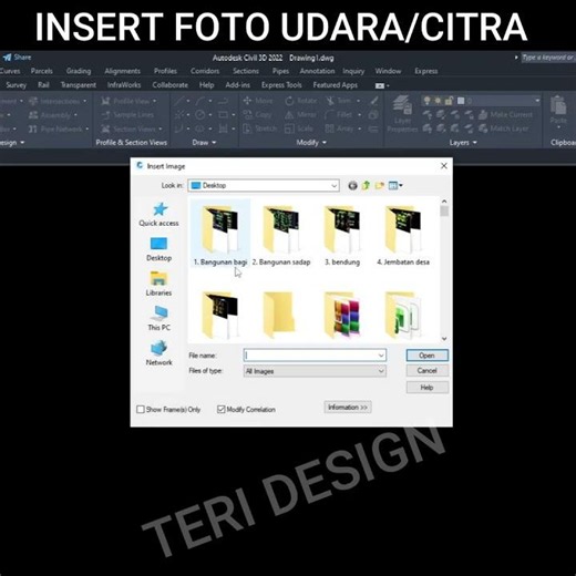 How to Insert Aerial Photos or Imagery in AutoCAD Civil 3D