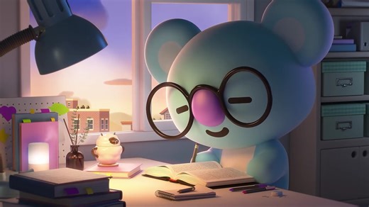 【study with me】一起和二次元动漫角色学习 自习视频/氛围感/自律