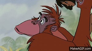 The Jungle Book - Bagheera and Baloo save Mowgli HD1 on Make a GIF