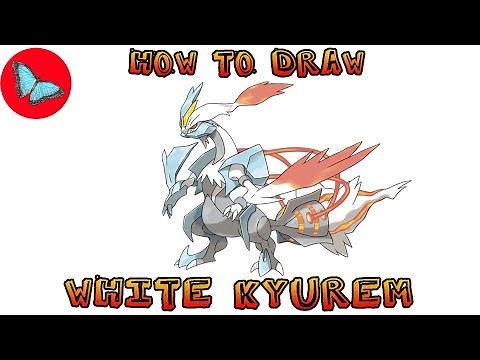 How To Draw Pokemon - White Kyurem | Drawing Animals