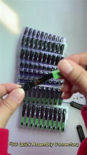 SC Fast connector ,FTTH Fiber Cable Quick Connector Fast Cold Connection Adapter for CATV Network