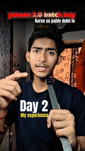 :Day 2 of Yakeen 2.0 Batch 📚 | My Honest Experience After 2 Days 🔥 | NEET 2027 #neet2027 #pw