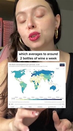 Facts (and a map!) about where the most alcohol is consumed around the world #coolmapmonday #geography #alcohol any surprises? 👀 | Sophia Smith Galer
