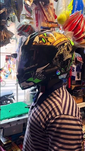 RGB Bluetooth Motorcycle Helmet Intercom | Crystal Clear Calls & Music 🎧🏍️