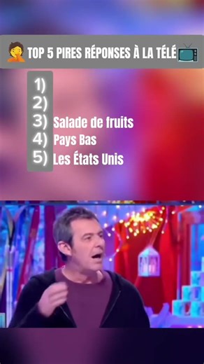 TOP 5 pires RÉPONSES à la télé 🤦📺😂