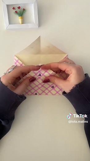 DIY Paper Envelope Tutorial 🤍 cute and easy gift idea #papercrafts #giftideas #diygift #handmade #giftideas [ cute paper idea | handmade love letter | free gift idea ]