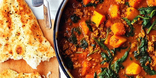 Just 5-ingredients! Lamb and Butternut Squash Curry recipe