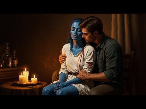 Humans Rescue the Injured Blue-Skinned Alien Woman in a Heartwarming