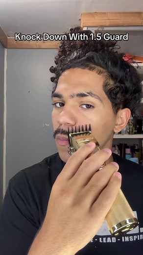 The ONLY Pencil Mustache Tutorial You Will EVER Need🙏🏾 #beard #mustache #mensselfcare #barber