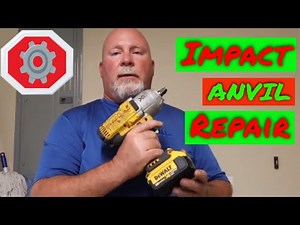 How to Replace the Anvil in a Impact Wrench | Dewalt Cordless DCF899
