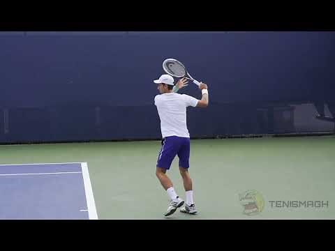 💪Golpe de Derecha (Drive)🔥 - Novak Djokovic - Slow Motion - Empuñadura semi western