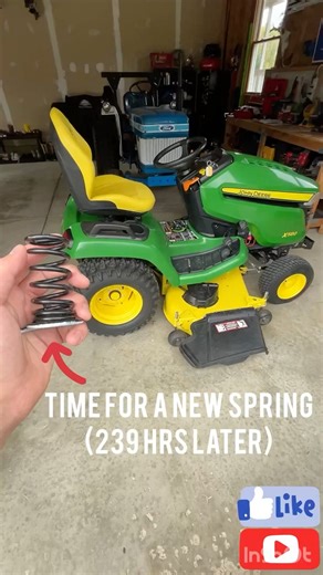 John Deere X580 Seat Spring ✅