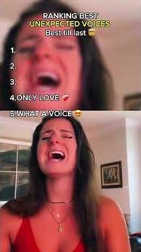 Ranking UNEXPECTED SINGING voices 😍. which one do u like the most tell us in the comments.#singing