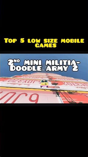 Top 5 Best Low Size Mobile Games Under 100MB 🔥