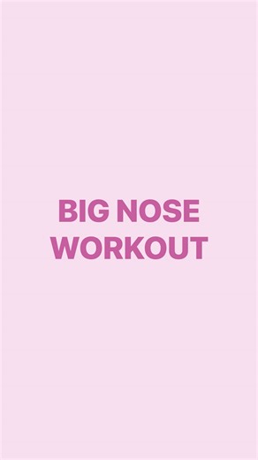 💘 Save this Big Nose Workout! 💘 yt: STUDIO by Margarita (link in bio) 🧘🏼‍♀️ Wearing STUDIO (link in bio) 🛍️ Yoga facial for your nose ✨ Remove nose inflammation 🎀 #studiobymargarita #glowup #nose #bignose #buttonnose