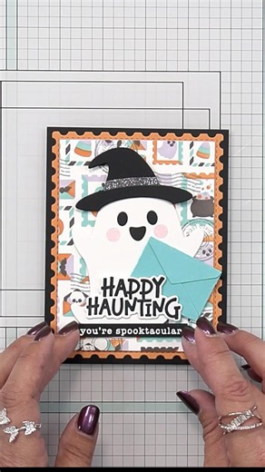 Make it with @MindyEggenDesign: Creating a Cute Ghost Card for Halloween