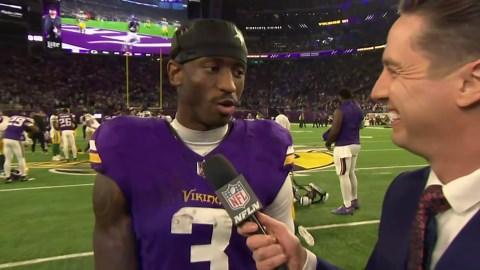 Vikings WR Jordan Addison conveys importance of team maintaining performance in late playoff push after win vs. Packers