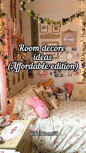 Affordable room decor ideas ✨😭🎀#aesthetic #pintresty #ytshorts#millionviews