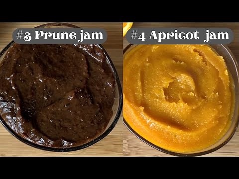 How to Make Delicious Dried Prune and Dried Apricot Jams Refined-Sugar FREE