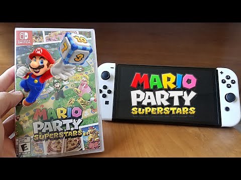 Mario Party Superstars Unboxing and Gameplay