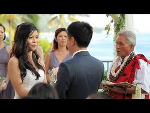 Hawaii Wedding, Oahu | Mabel + Jackie | Halekulani Wedding