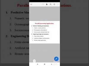 Parallel Processing Applications