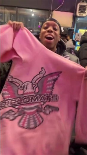 FERGIE BABY..NEXT UP IN HARLEM GETS A DIPLOMAT SWEATER....