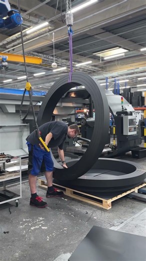 Produktion von XXL-Vorschweißbund für eine Wasseraufbereitungsanlage [STAR Piping Systems] #cnc