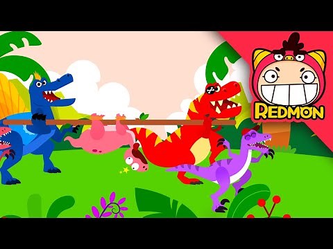Meat Eating Dinosaur song 2 | Dinosaur songs | Nursery Rhymes | REDMON