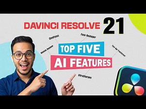 DaVinci Resolve 21 Top 5 AI Features You NEED to Know!