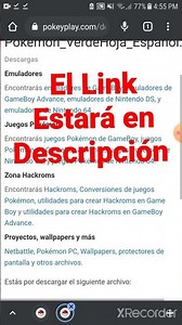 Descargar Roms de Pokemon originales para GBA