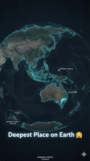 Kya aap jaante ho Earth ki sabse gehri jagah 11 KM deep hai? 🌊😳 #shorts #oceanfacts #didyouknow