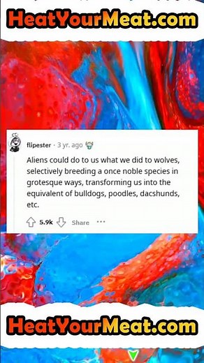 What are some horrifying things to consider when thinking about aliens?