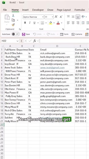 NEVER clean data manually in Excel — use Power Query instead 🚫