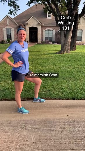 🌟CURB WALKING 101🌟Great exercise to incorporate into your 30 minute brisk daily walks 34 weeks.🌟Curb walking helps wiggle baby head down into the pelvis.🌟Curb walking also helps train your cardiovascular and respiratory system for birth.🌟Incorporate 6 minutes of curb walking into your 30 minute brisk walks daily. That is 3 minutes each leg.❌Not recommended for pubic bone discomfort and issues.Train with me!👉🏼trainforbirth.com#trainforbirth #fitpregnancy #curbwalking #pregnancy