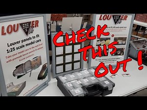 Check this out! Louvers for scale model cars!