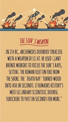 Archimedes' Deadly Sun Weapon! ☀️🔥
