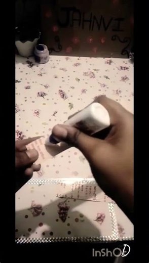 DIY scale making from waste weeding card