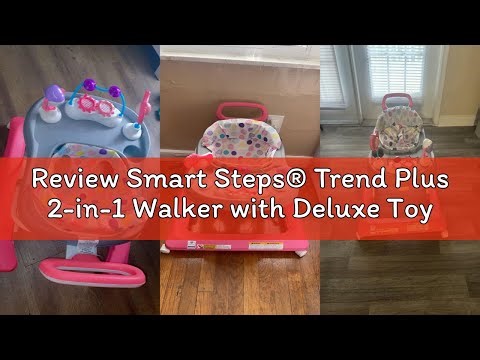Review Smart Steps® Trend Plus 2-in-1 Walker with Deluxe Toys, Orbits Pink