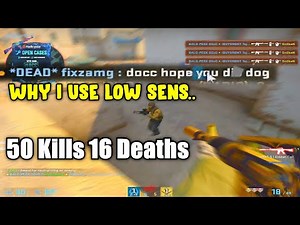 This is why I use low sens (400 dpi 1.4)