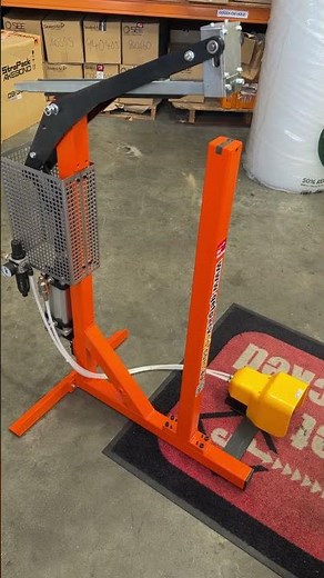 Pneumatic Treadle Stapler or Foot Pedal Bottom Carton Stapler