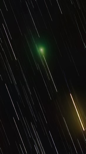 Andrew McCarthy on Instagram: "After getting daily requests for literally months- I’m pleased to share with you 3i/Atlas. The “Alien” comet, captured entirely with my own equipment. What do I think about it? Here are my observations: It is behaving very similarly to every other comet I’ve photographed in terms of changes of speed. Like any other, this comet is sublimating ice from its surface, which adds a small amount of thrust to impact it’s velocity over time, meaning position will constantly