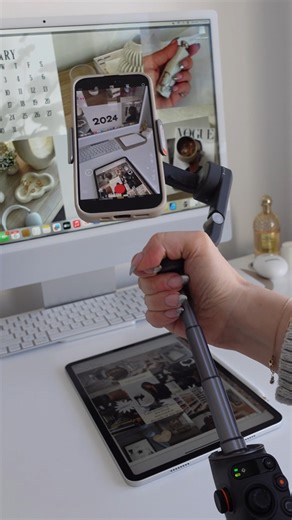 16K views · 102 reactions | 凉 Could it be any easier? DJI Osmo Mobile 6 is ready to boost your creativity in a snap! ✅ Portable and foldable ✅ Quick Launch ✅ Built-in Extension Rod ✅ ActiveTrack 6.0 ✅ 3-Axis Stabilization. Try it, you'll love it! 朗‍♂️ (IG)@alliemariedigital #DJI #OsmoMobile6 #Inspiration | DJI | Facebook